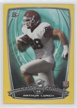 2014 Bowman - Rookies - Gold Foil #45 - Arthur Lynch /399