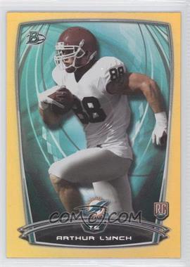 2014 Bowman - Rookies - Gold Foil #45 - Arthur Lynch /399