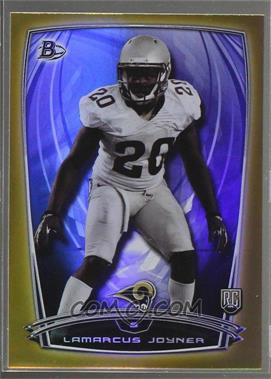 2014 Bowman - Rookies - Gold Foil #47 - Lamarcus Joyner /399