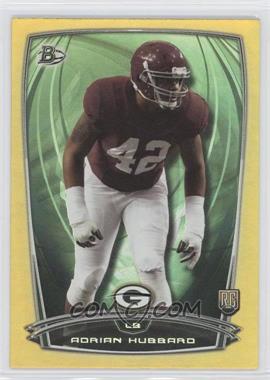 2014 Bowman - Rookies - Gold Foil #61 - Adrian Hubbard /399