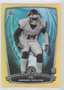 2014 Bowman - Rookies - Gold Foil #96 - Aaron Colvin /399