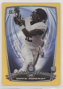 2014 Bowman - Rookies - Gold Foil #97 - Donte Moncrief /399