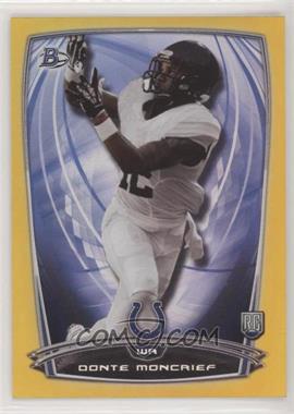 2014 Bowman - Rookies - Gold Foil #97 - Donte Moncrief /399