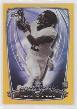 2014 Bowman - Rookies - Gold Foil #97 - Donte Moncrief /399