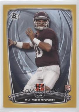 2014 Bowman - Rookies - Gold #22 - AJ McCarron /399