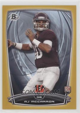 2014 Bowman - Rookies - Gold #22 - AJ McCarron /399