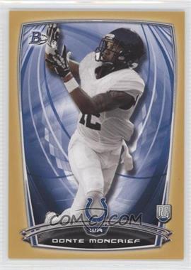 2014 Bowman - Rookies - Gold #97 - Donte Moncrief /399