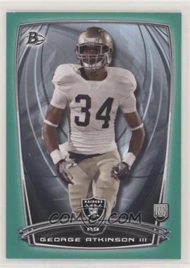 2014 Bowman - Rookies - Green #52 - George Atkinson III /99