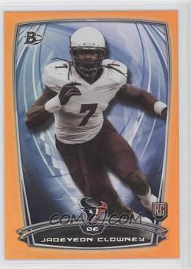 2014 Bowman - Rookies - Orange Foil #92 - Jadeveon Clowney /299