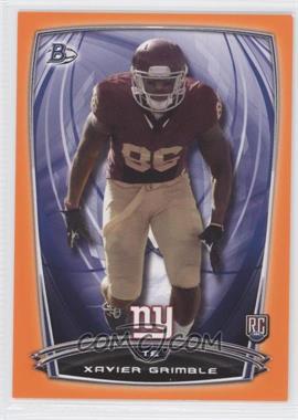 2014 Bowman - Rookies - Orange #40 - Xavier Grimble /299