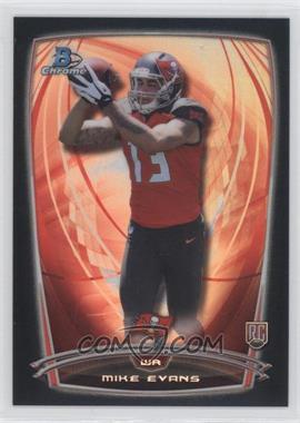 2014 Bowman Chrome - [Base] - Black Refractor #170 - Mike Evans /299