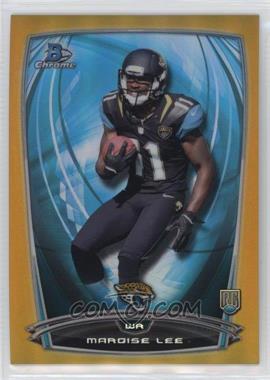 2014 Bowman Chrome - [Base] - Gold Refractor #160 - Marqise Lee /50