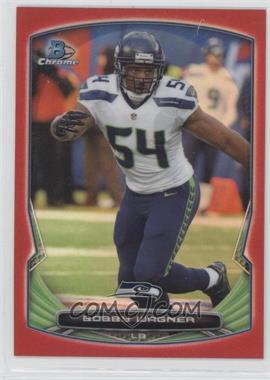 2014 Bowman Chrome - [Base] - Red Refractor #12 - Bobby Wagner /25