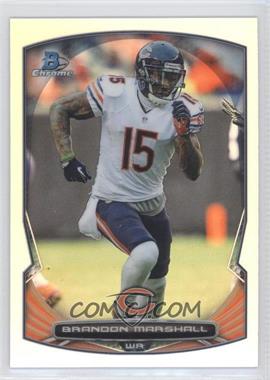 2014 Bowman Chrome - [Base] - Refractor #82 - Brandon Marshall