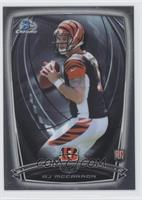 AJ McCarron (ball in both hands)