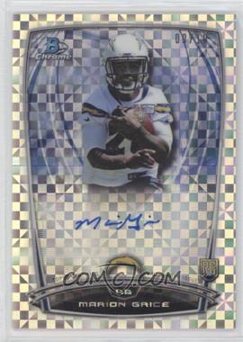 2014 Bowman Chrome - Rookie Refractor Autographs - X-Fractor #RCRA-MG - Marion Grice /10 [EX to NM]