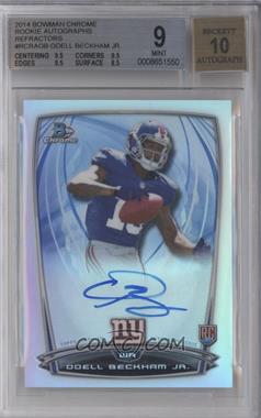 2014 Bowman Chrome - Rookie Refractor Autographs #RCRA-OB - Odell Beckham Jr. [BGS 9 MINT]