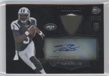 2014 Bowman Sterling - Autograph Rookie Relics - Black Refractor #BSAR-TBO - Tajh Boyd  /50