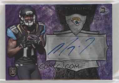2014 Bowman Sterling - Autographed Purple Wave Box Topper #APW-ML - Marqise Lee  /35