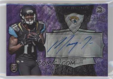 2014 Bowman Sterling - Autographed Purple Wave Box Topper #APW-ML - Marqise Lee  /35