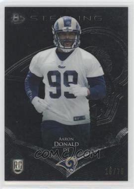 2014 Bowman Sterling - [Base] - Black Refractor #16 - Aaron Donald  /75