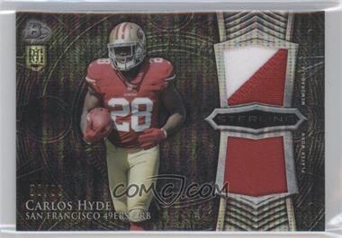 2014 Bowman Sterling - Rookie Dual Relics - Pulsar Refractor Patch #BSRDR-CH - Carlos Hyde  /50