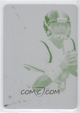 2014 Leaf Memorabilia Redemptions - [Base] - Printing Plate Yellow #20 - Zach Mettenberger /1