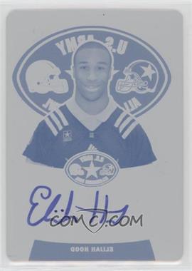 2014 Leaf Metal Draft - Army All-American Bowl Autographs - Printing Plate Cyan #ATA-EH1 - Elijah Hood /1