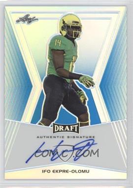 2014 Leaf Metal Draft - [Base] - Blue Prismatic #BA-IEO - Ifo Ekpre-Olomu /50