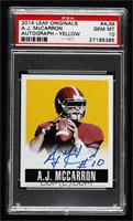 A.J. McCarron [PSA 10 GEM MT] #/99