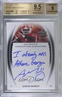 Aaron Murray [BGS 9.5 GEM MINT] #/15