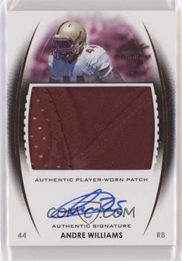 2014 Leaf Trinity - Patch Autographs - Bronze #DP-AW1 - Andre Williams
