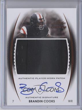 2014 Leaf Trinity - Patch Autographs - Bronze #DP-BC1 - Brandin Cooks