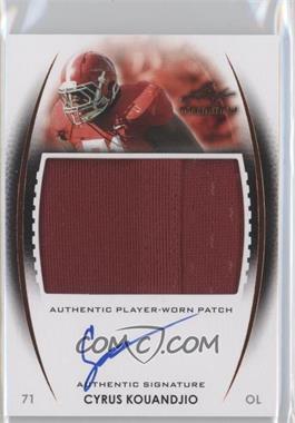 2014 Leaf Trinity - Patch Autographs - Bronze #DP-CK1 - Cyrus Kouandjio