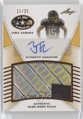 2014 Leaf U.S. Army All-American Bowl - Game-Used Patch Autographs #PA-JK1 - Jamil Kamara /25
