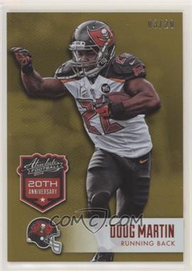 2014 Panini Absolute - 20th Anniversary Parallel - Retail #43 - Doug Martin /20