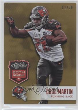 2014 Panini Absolute - 20th Anniversary Parallel - Retail #43 - Doug Martin /20