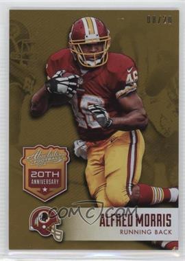2014 Panini Absolute - 20th Anniversary Parallel - Retail #93 - Alfred Morris /20