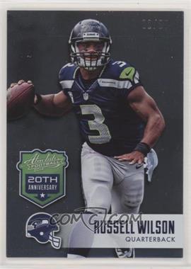 2014 Panini Absolute - 20th Anniversary Parallel #3 - Russell Wilson /20