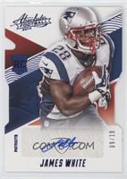 Rookie Autographs - James White #/10