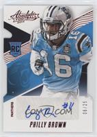 Rookie Autographs - Philly Brown [Good to VG‑EX] #/25