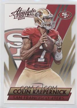 2014 Panini Absolute - [Base] - Retail Red #49 - Colin Kaepernick