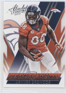 2014 Panini Absolute - [Base] - Retail #1 - Demaryius Thomas