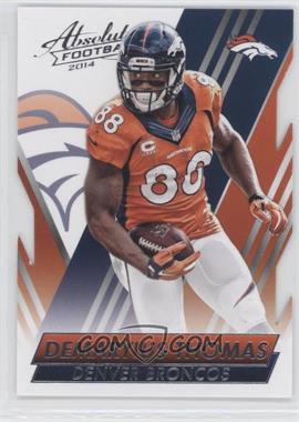 2014 Panini Absolute - [Base] - Retail #1 - Demaryius Thomas