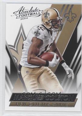 2014 Panini Absolute - [Base] - Retail #48 - Marques Colston