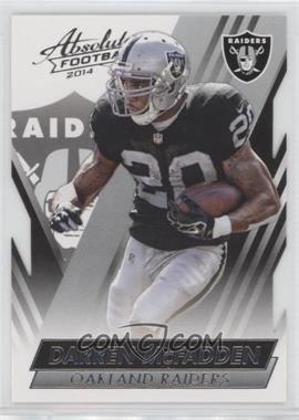 2014 Panini Absolute - [Base] - Retail #78 - Darren McFadden