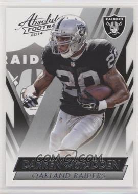 2014 Panini Absolute - [Base] - Retail #78 - Darren McFadden