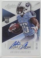 Rookie Autographs - Antonio Andrews #/10