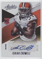 Rookie Autographs - Isaiah Crowell #/20