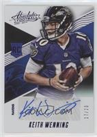 Rookie Autographs - Keith Wenning #/20